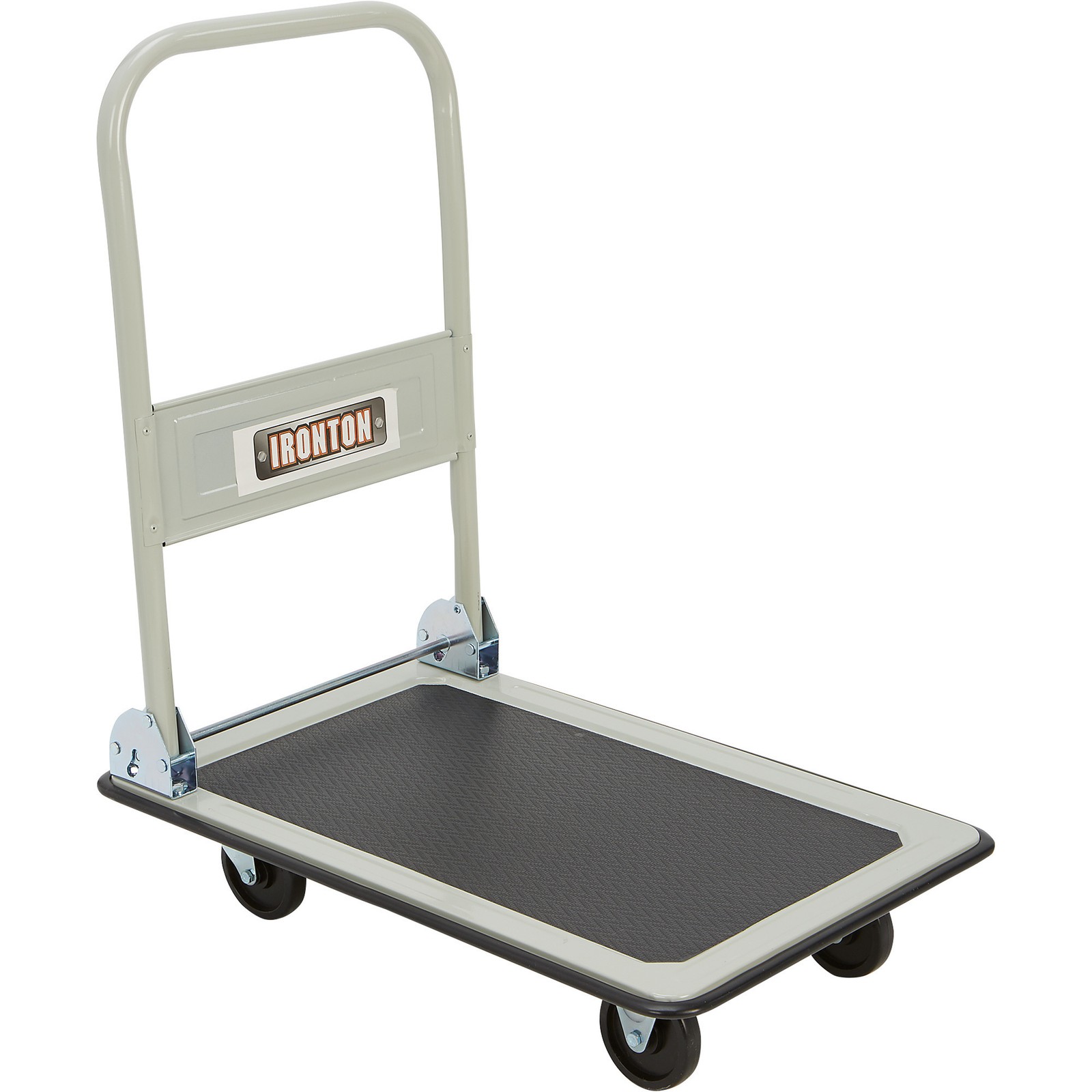 Ironton Folding Platform Truck, 330-Lb. Capacity, 29in.L x 19in.W, 4in. Casters