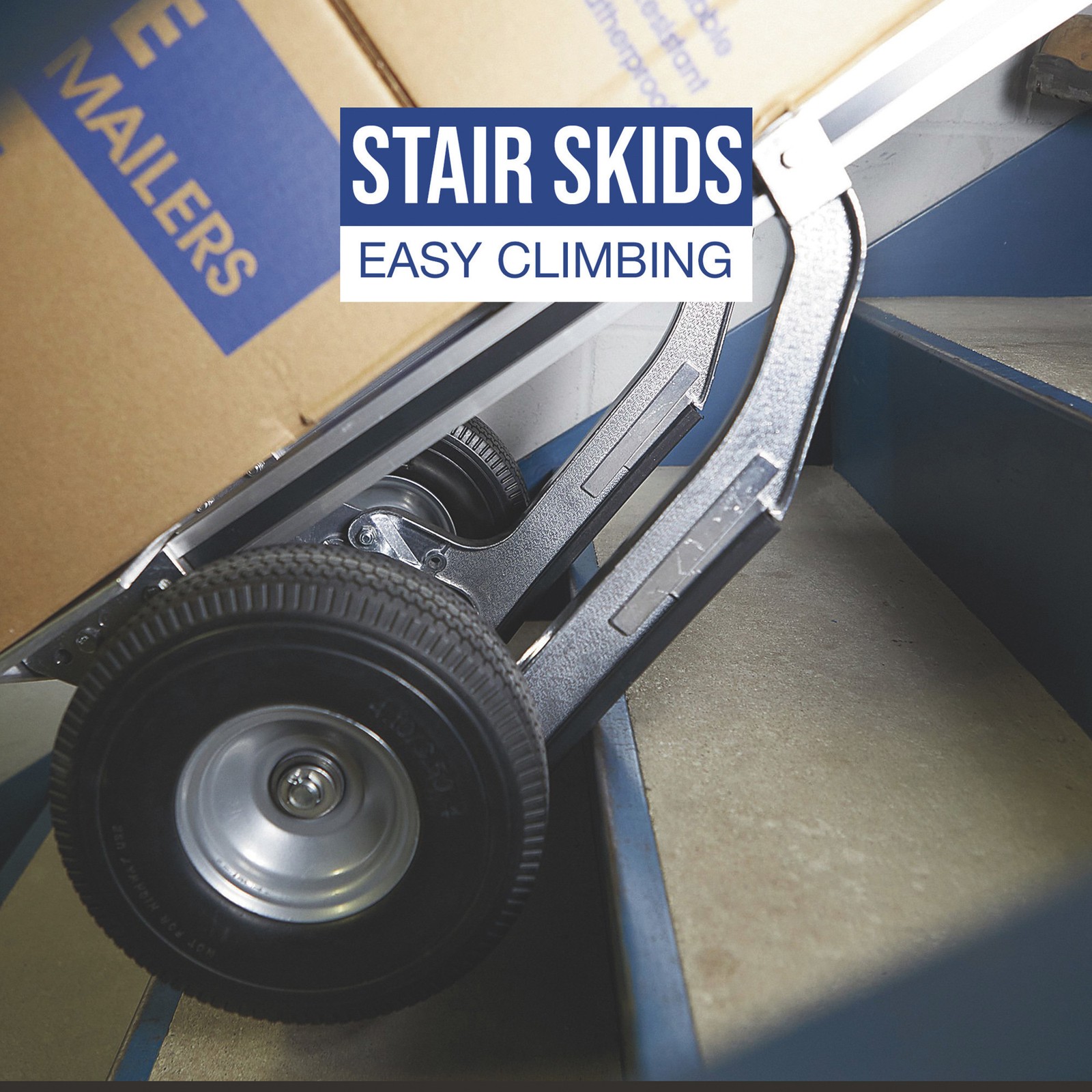 Strongway Aluminum Hand Truck/Stair Skid, 660-Lb. Capacity