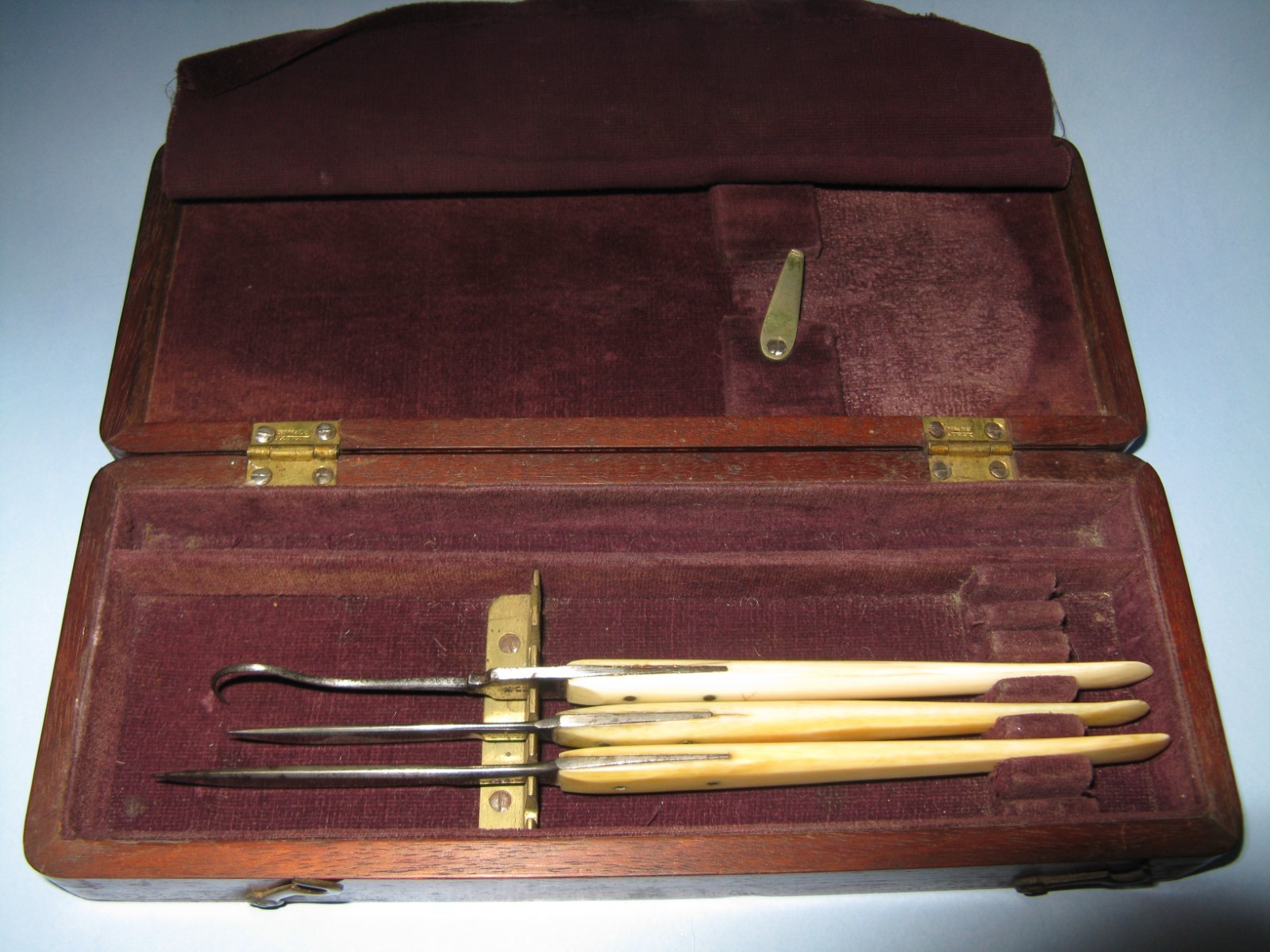 Small Box of Scalpels & Hook