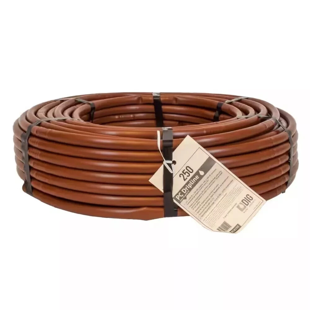 1/2 In. X 250 Ft. 1-GPH Pressure Compensating Emitter Tubing with 12 In. Spacing