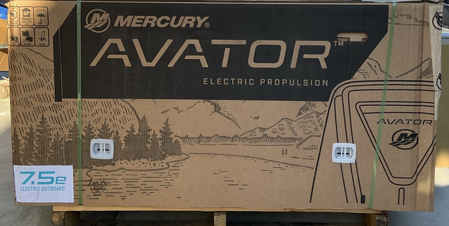 Mercury Avator 7.5e Electric Outboard Motor Kit, 15" Shaft