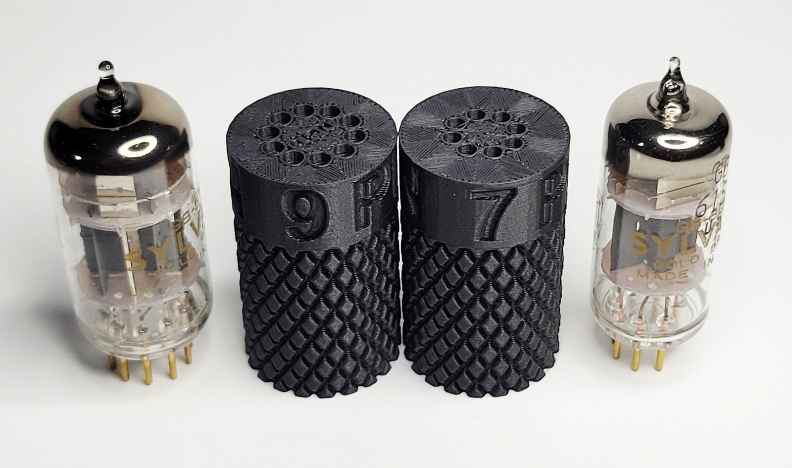 Pocket size Vacuum Tube Pin Straighteners for 7-Pin B7G-Base & 9-Pin B9A-Base