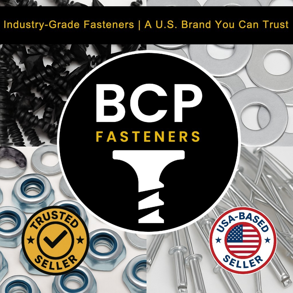 5/16-18 x 2-1/2” (300 Qty) Black Flat Head Trailer Deck Screws (BCP 1230)