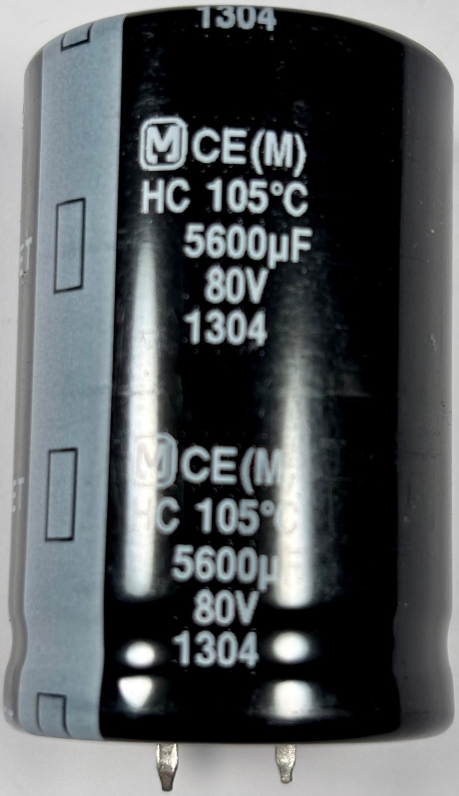 5600uF 80V 105°C 30x45mm Snap In Electrolytic Capacitor Matsushita Quantity 2