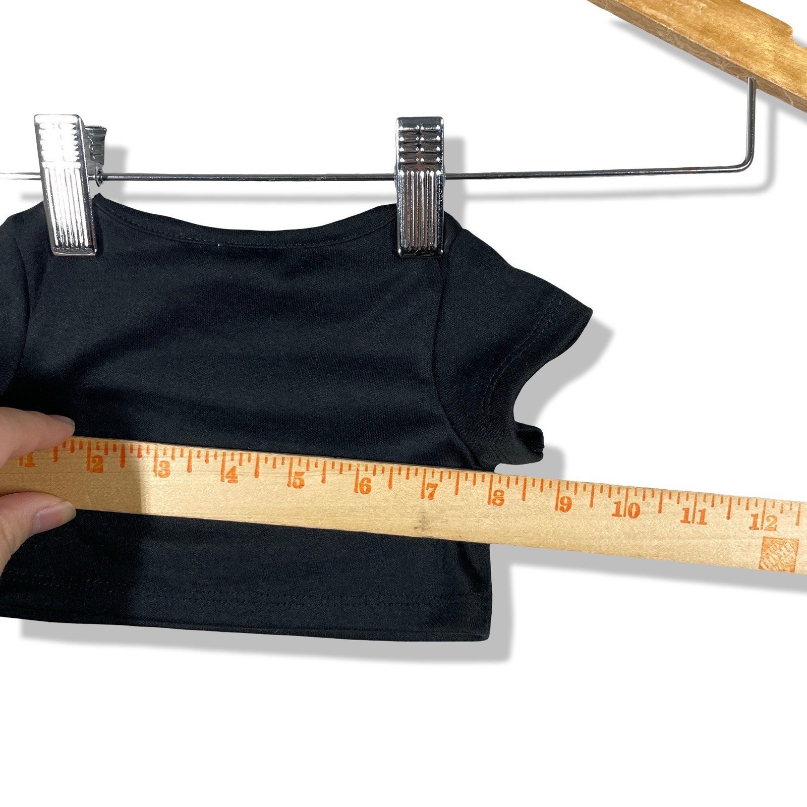 Build a Bear Workshop Peanuts Snoopy Pumpkin Halloween Black T Shirt