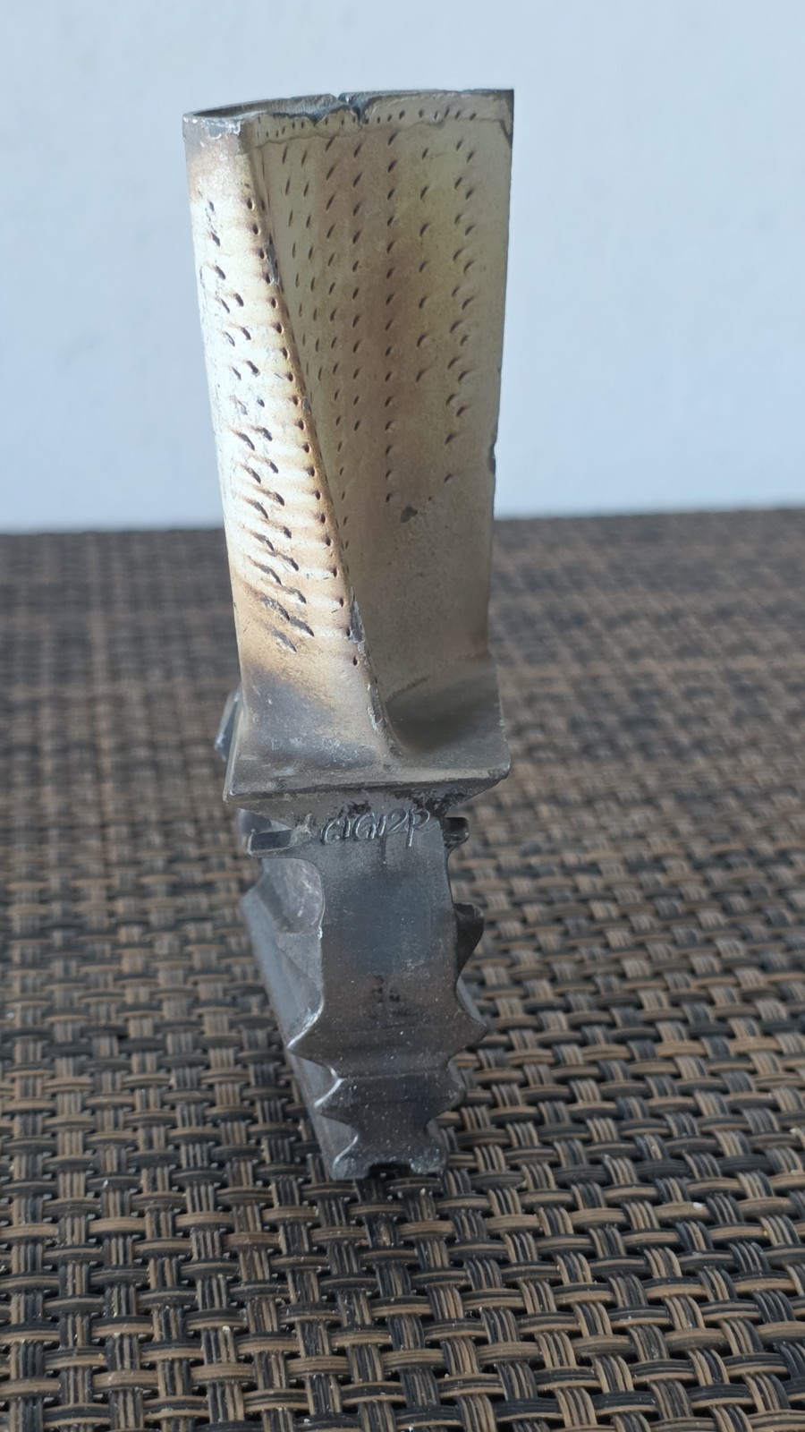 GE HPT STAGE 1 BLADE - PWA 1484 Super Alloy - P/N: GE 1538M90 - 2118M54P02