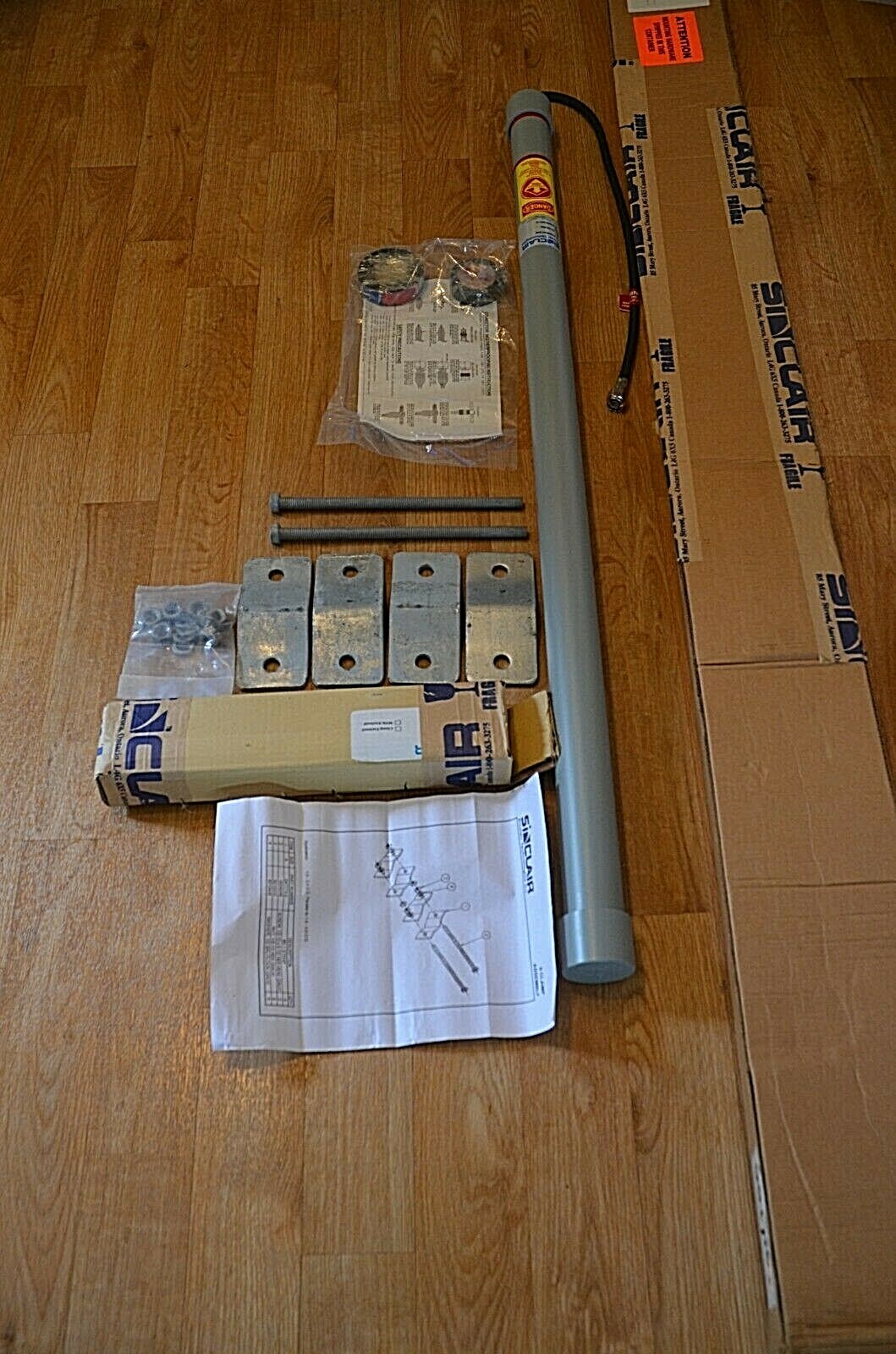 Sinclair Technologies 217-225 MHz Antenna Model SC225M-SF7SNM w/ Mounting Kit