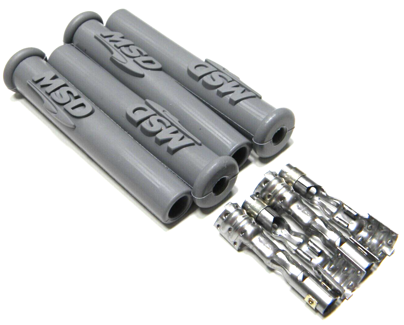 MSD 3301 Spark Plug Wire Plug Boots & Terminals Straight 180 Multi Angle 4 Pack