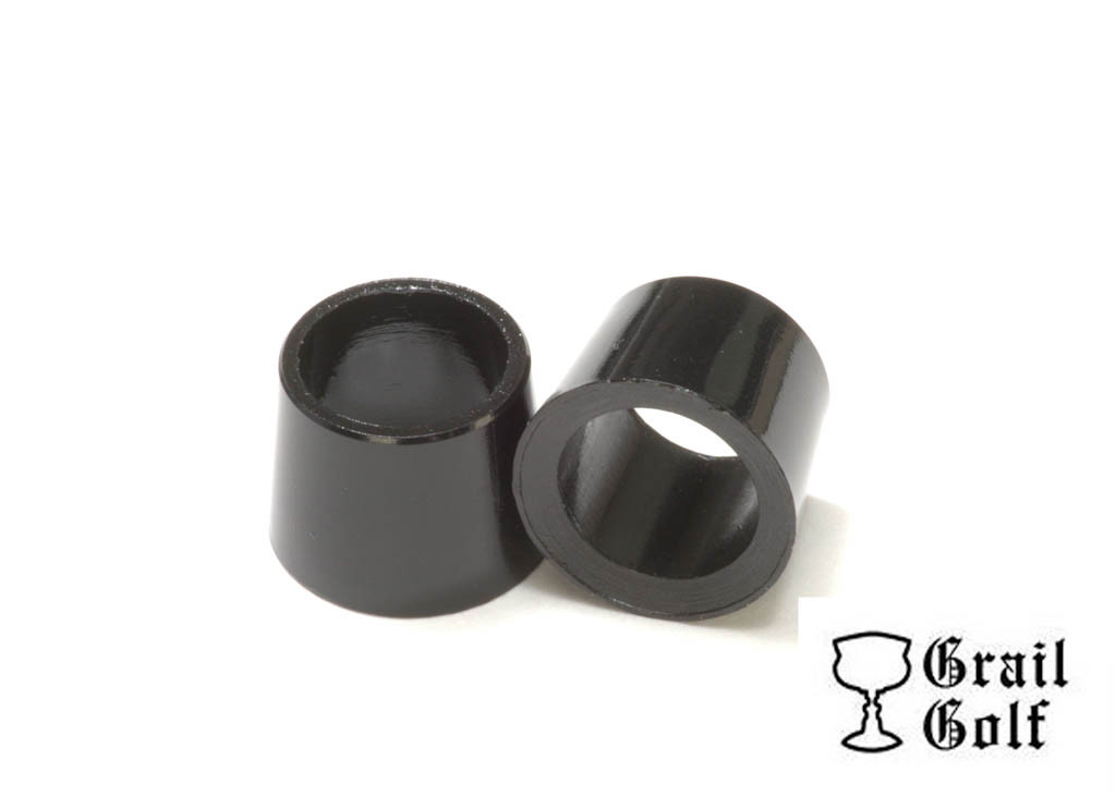 GRAIL GOLF NEW PREMIUM BLK TAPER TIP IRON FERRULES .355 .394".520OD QUALITY LOT