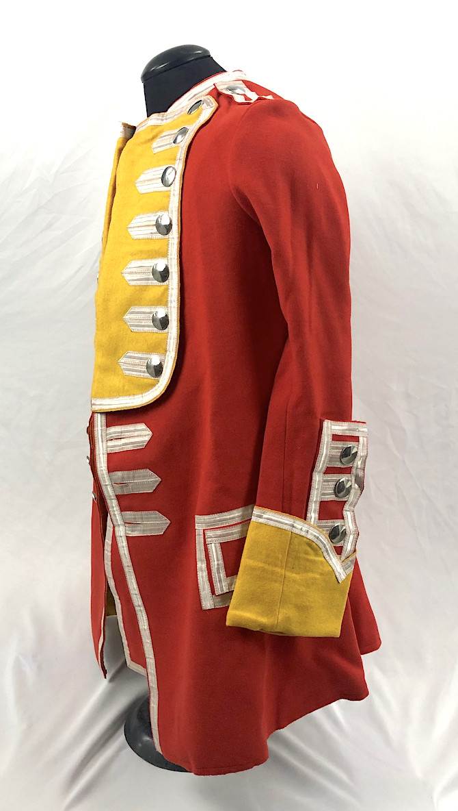 French & Indian War Officer's Coat - 44th Regiment Size 42 / Large
