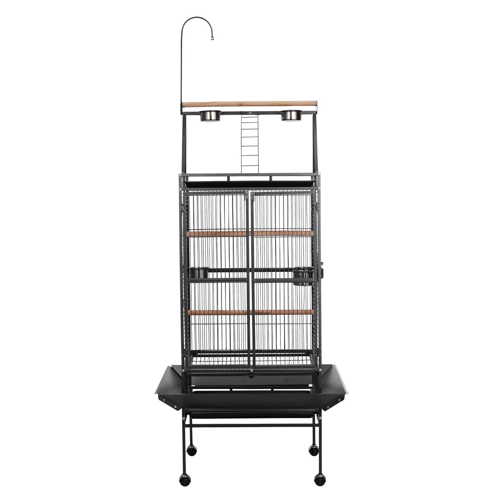 Uimoso Large Bird Cage with Open Flat Top, 32.7 x 31.1 x 82.7 Inches