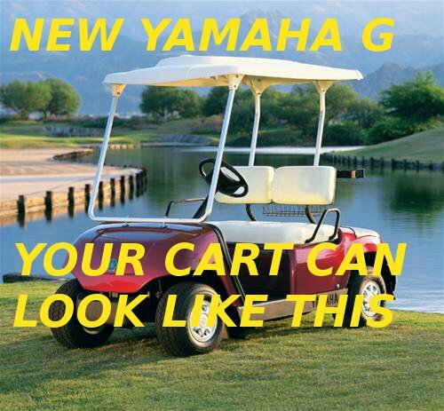 NEW Vinyl YAMAHA G 2,8,9 Golf Cart Custom Front Seat Covers Set Staple On DIY
