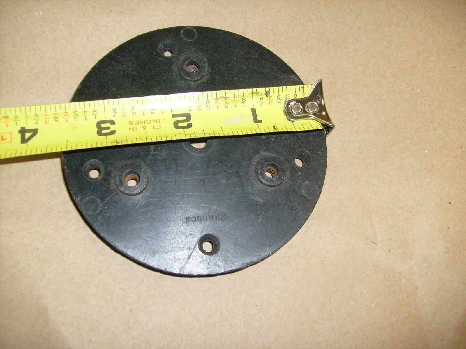 ANTIQUE MURDOCK 1920'S WIRELESS RADIO - TUNING CAPACITOR BASE PLATE