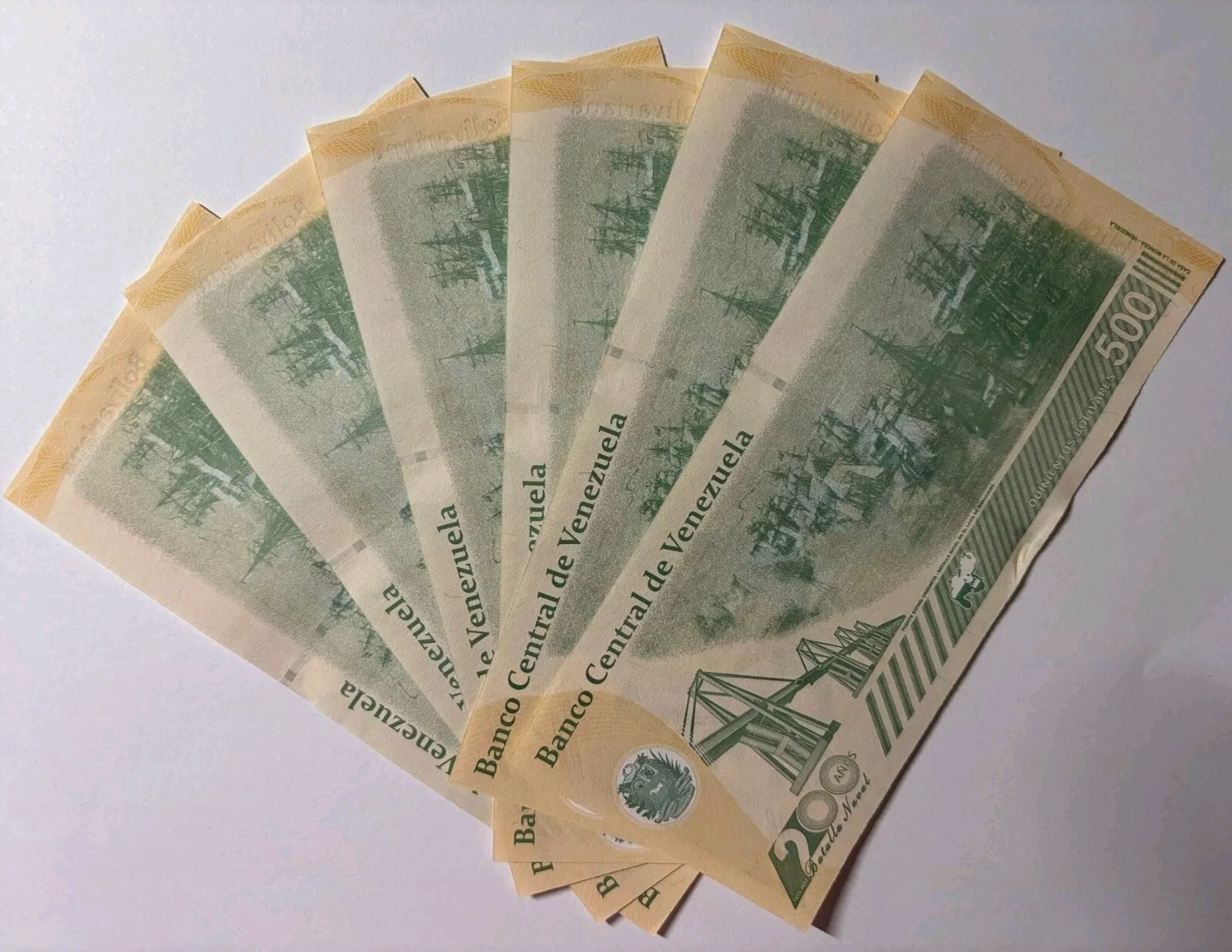 VENEZUELA 500 DIGITALES 2024 New 500 Million Bolivar Series 10 Pcs