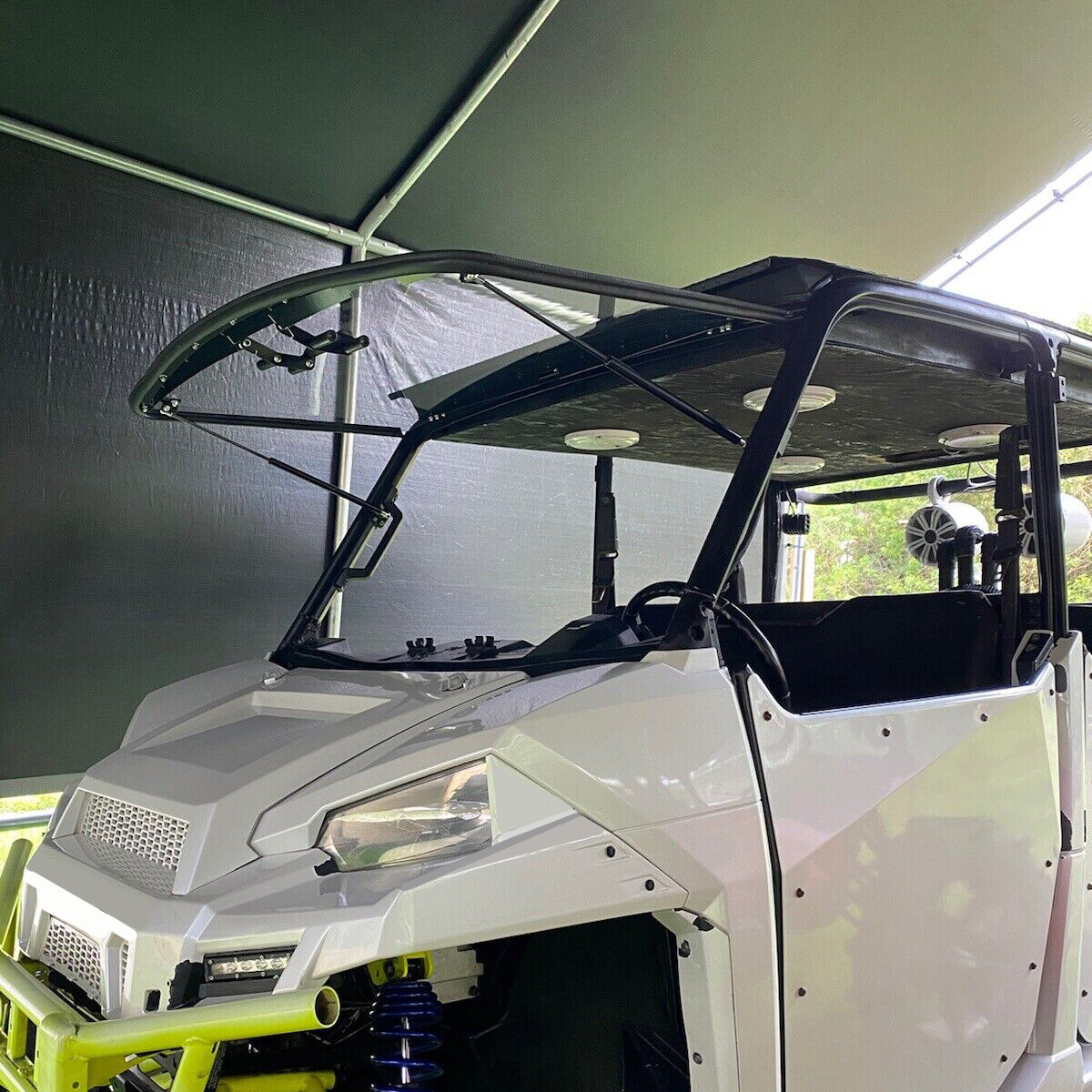 Flip Windshield W/Hardware for Polaris Ranger 2013-UP XP 900/2014-UP XP 900 Crew