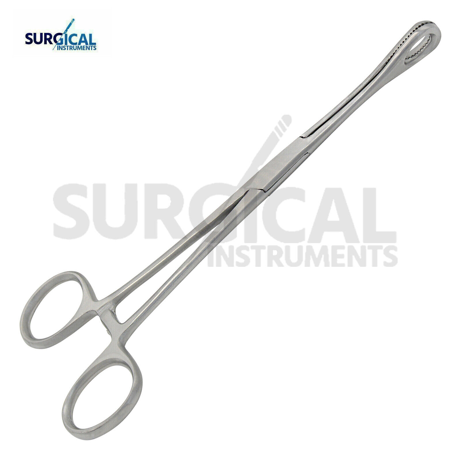 Body Piercing Forceps Kit Hemostat Sponge Clamp 7" Straight German Grade