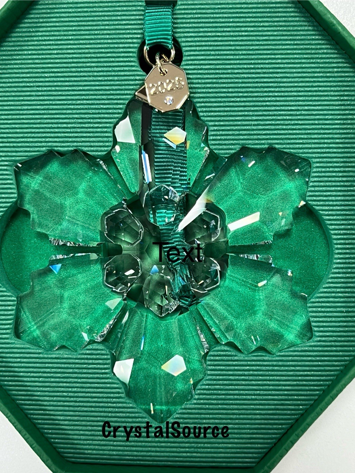 Swarovski Crystal 2026 ANNUAL EDITION LARGE CHRISTMAS ORNAMENT 5718051 AUTHENTIC