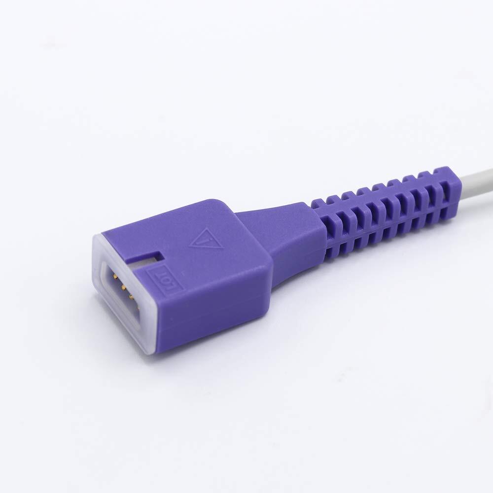 Fit for Nellcor 9PinVeterinary Reusable SpO2 Sensor Probe Animal Ear Tongue Clip