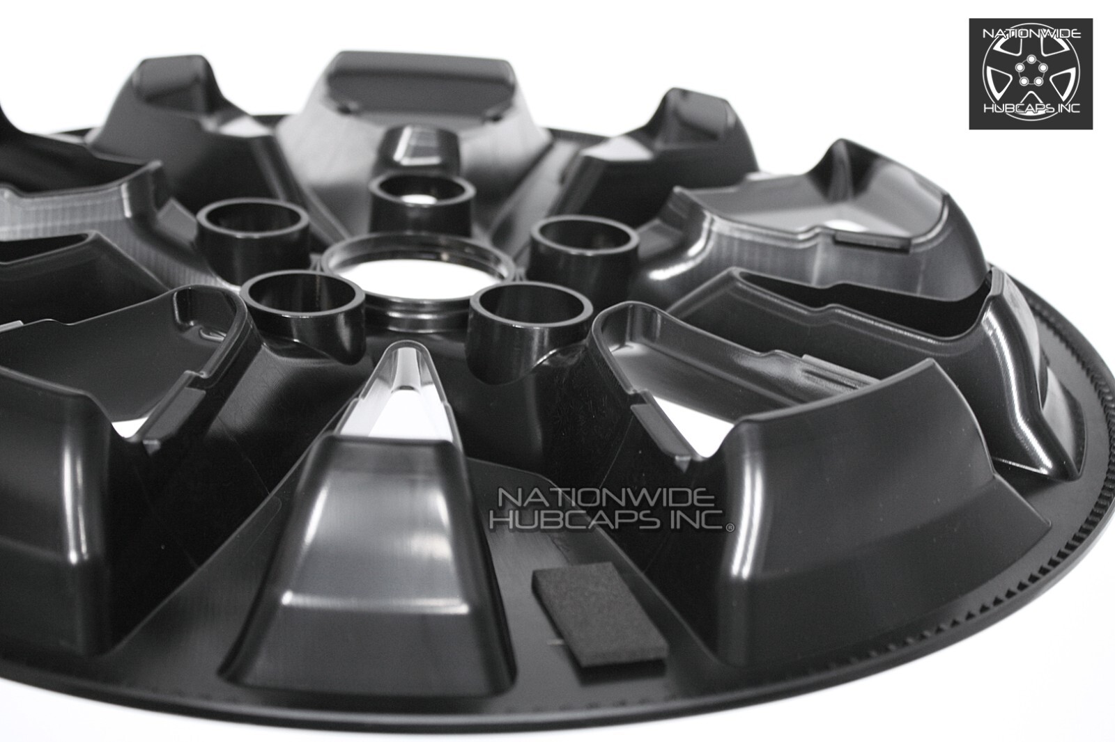 4 fits Toyota Camry LE 2025 Black 16" Wheel Skins Full Rim Covers Hub Caps