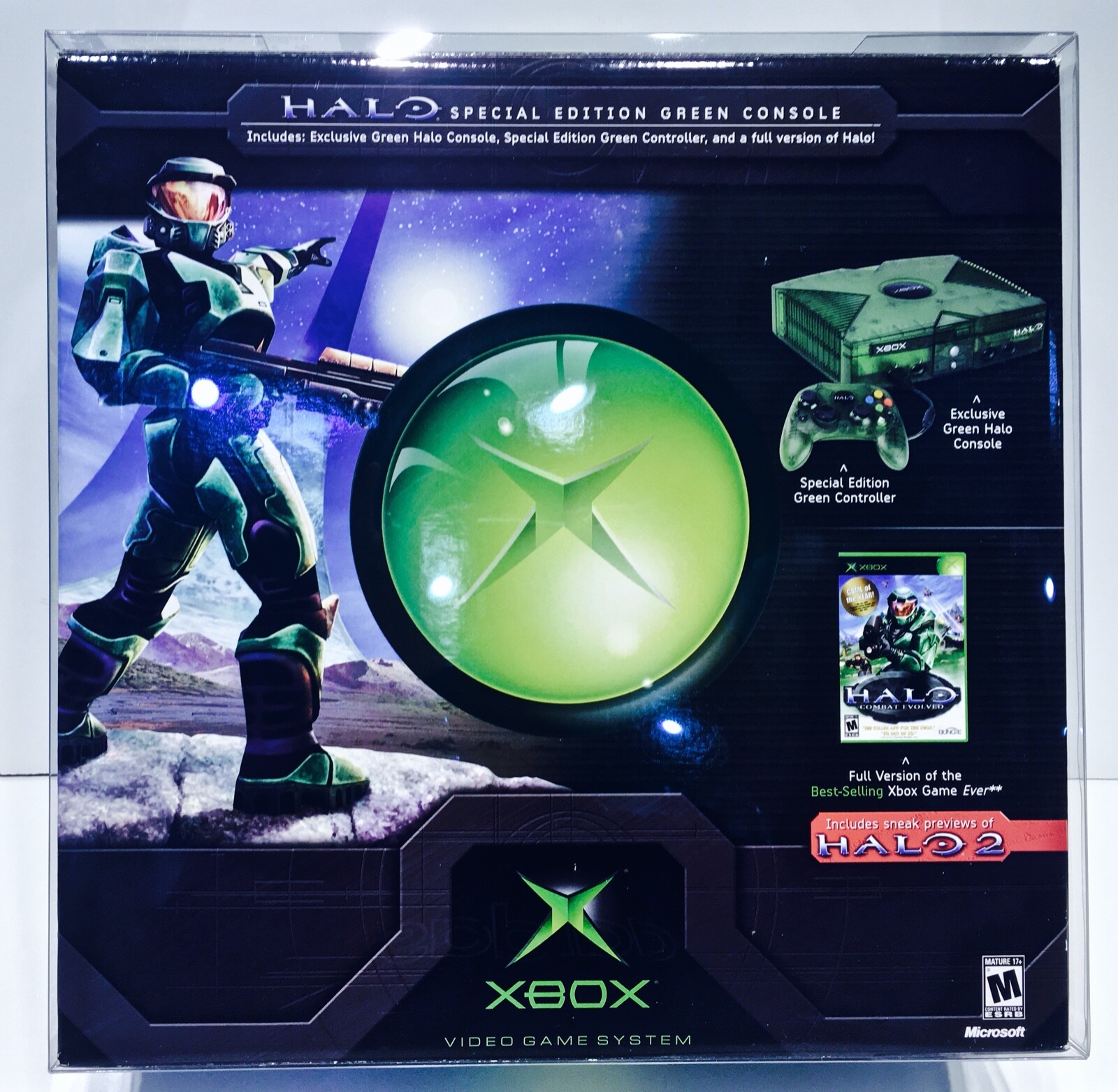 1 Console Box Protector For Original XBOX HALO Edition ETC. READ DESCRIPTION!