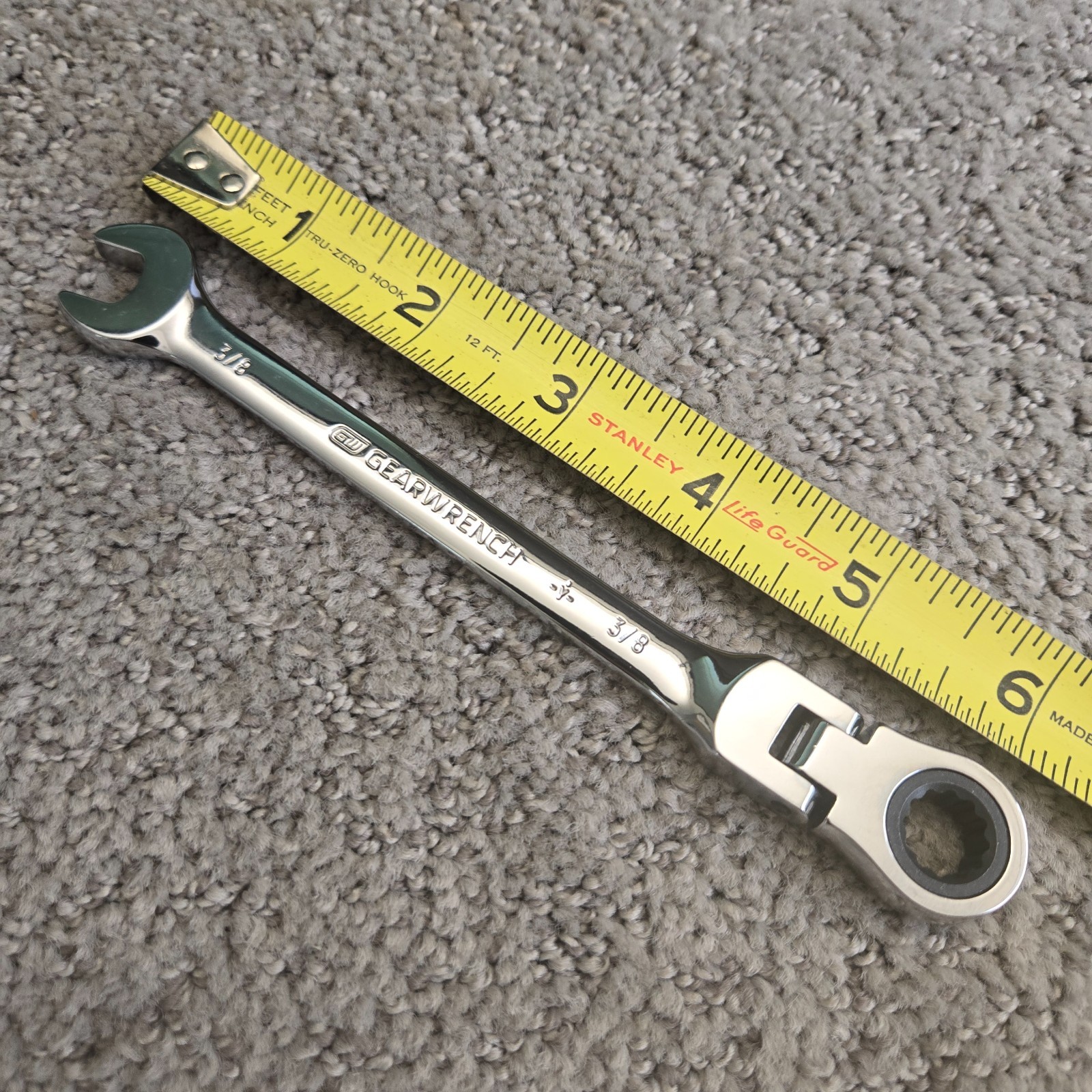 GEARWRENCH Flex Head Ratcheting 12pt Combination Wrench SAE/Metric Choose a Size