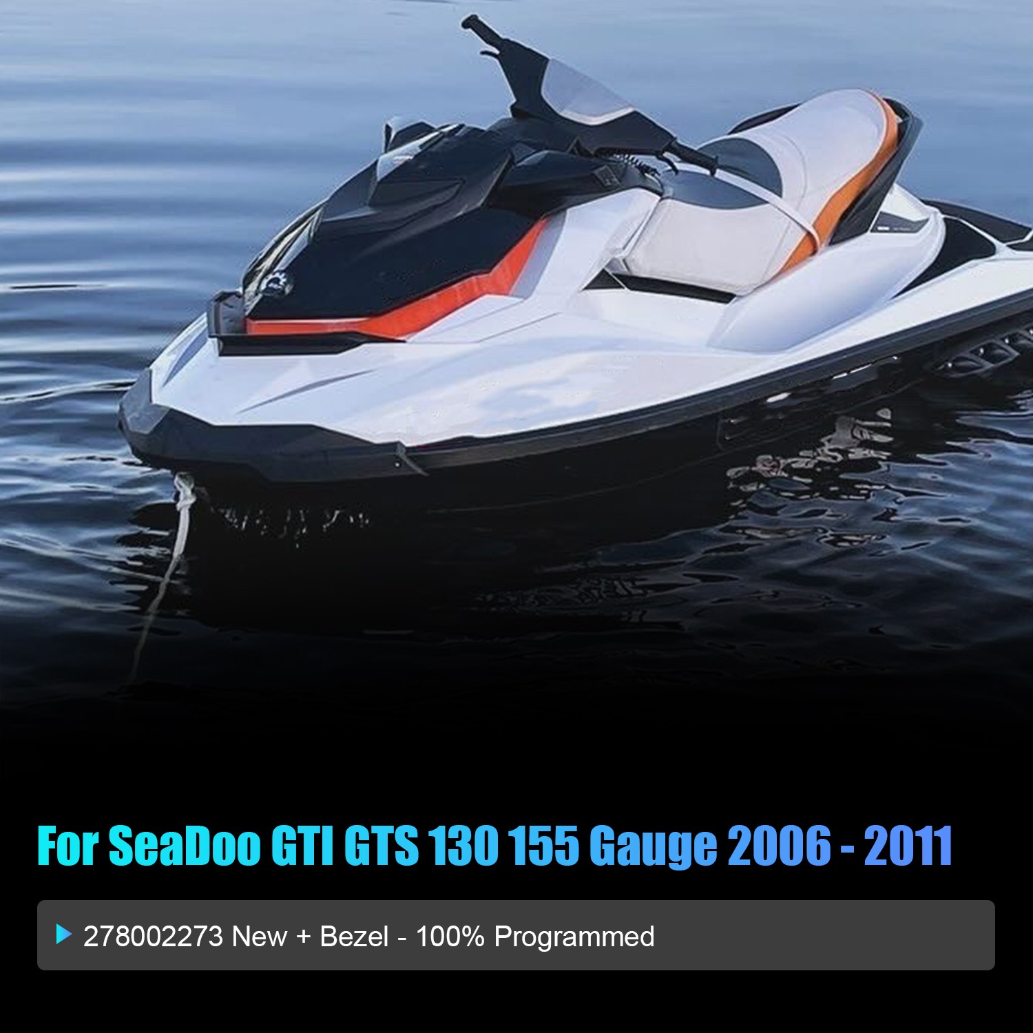 For 2006-2011 Sea-Doo GTI SE 130 155 Instrument Gauge Speedometer Cluster New US