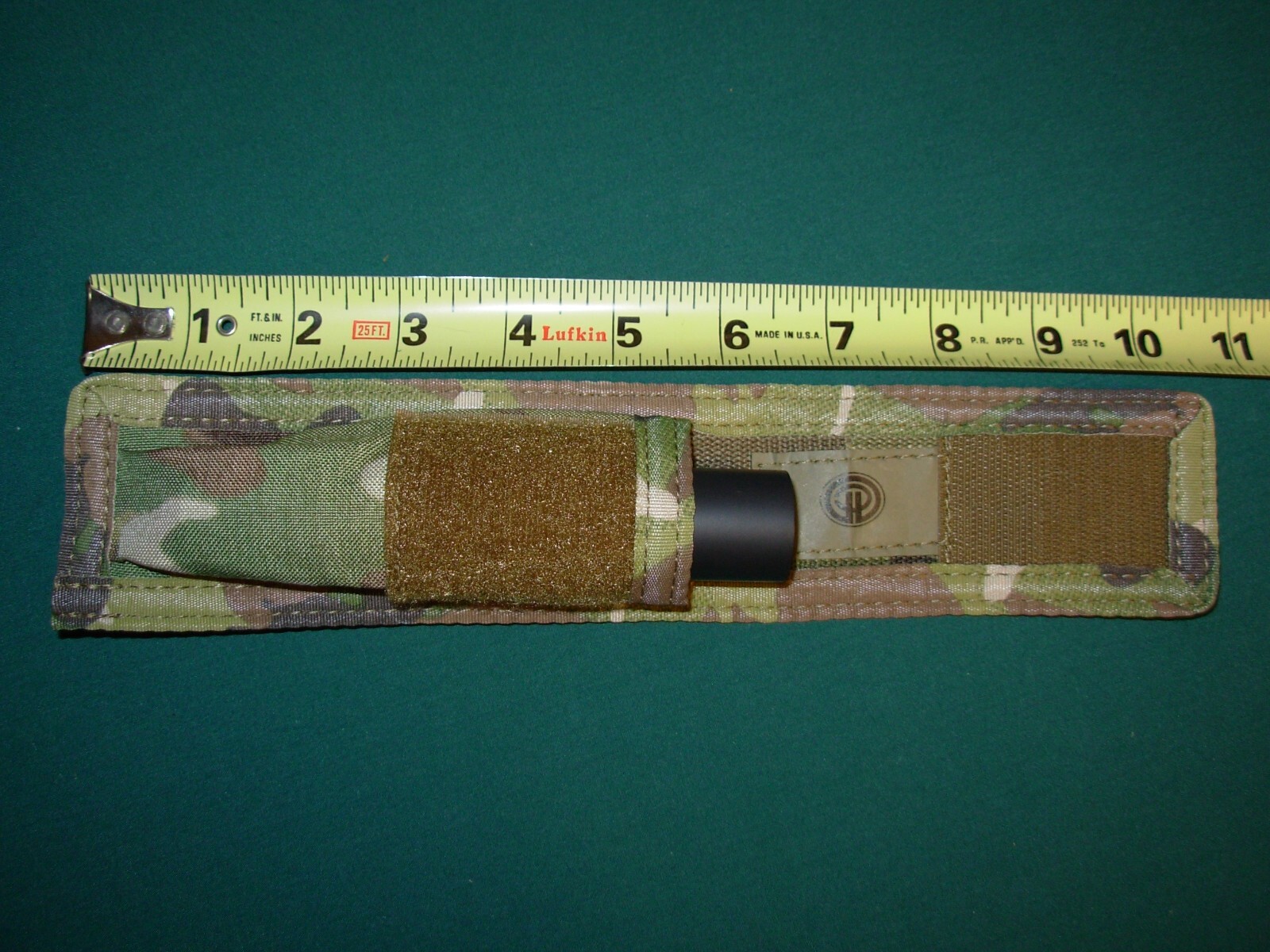 SMALL ADVANCED ARMAMENT CORP AAC NOMEX MULTICAM SUPPRESSOR POUCH Logo Tag
