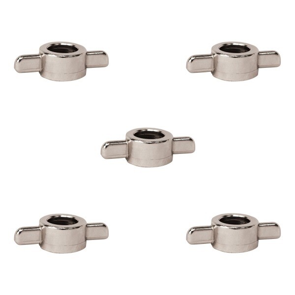 Winged Beer Nuts - 5 Pack - For Draft Line Setups, Kegerators, Tap Systems