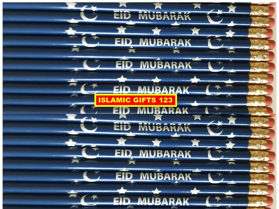 Eid Pencils Eid favors Islamic Gift Eid Party decor Eid Kids Gift Ramadan Gifts