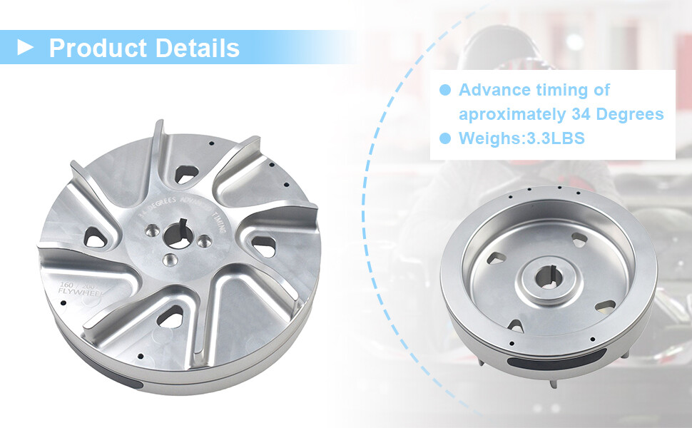 Slipstream Billet Flywheel Lightweight For Predator 196cc 212cc Non Hemi Engine