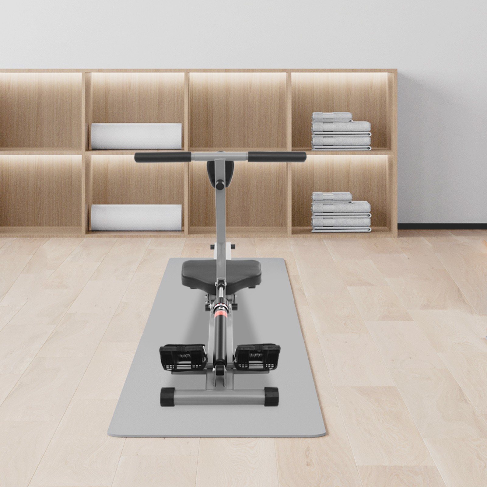 Home Rowing Machine Foldable Rowing Exercise Machine 12 Force Level Adjustable