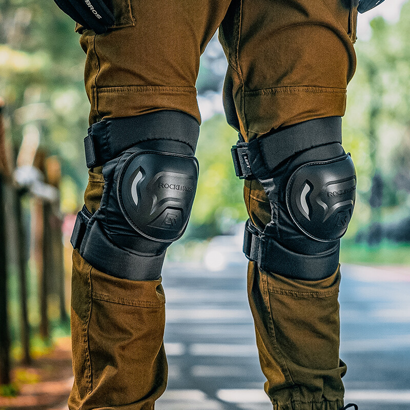 ROCKBROS Motorcycle Knee Pad Windproof Warm EVA Protective Gear Shockproof