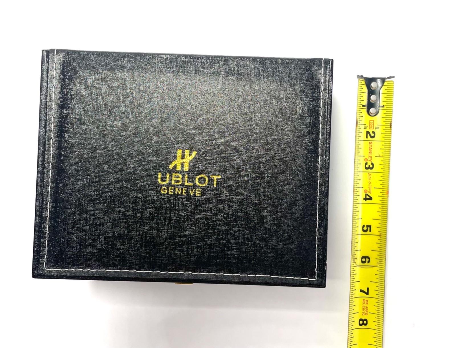 Hublot Geneve Watch Box Case Black w/ Outer Box Pillow Authentic