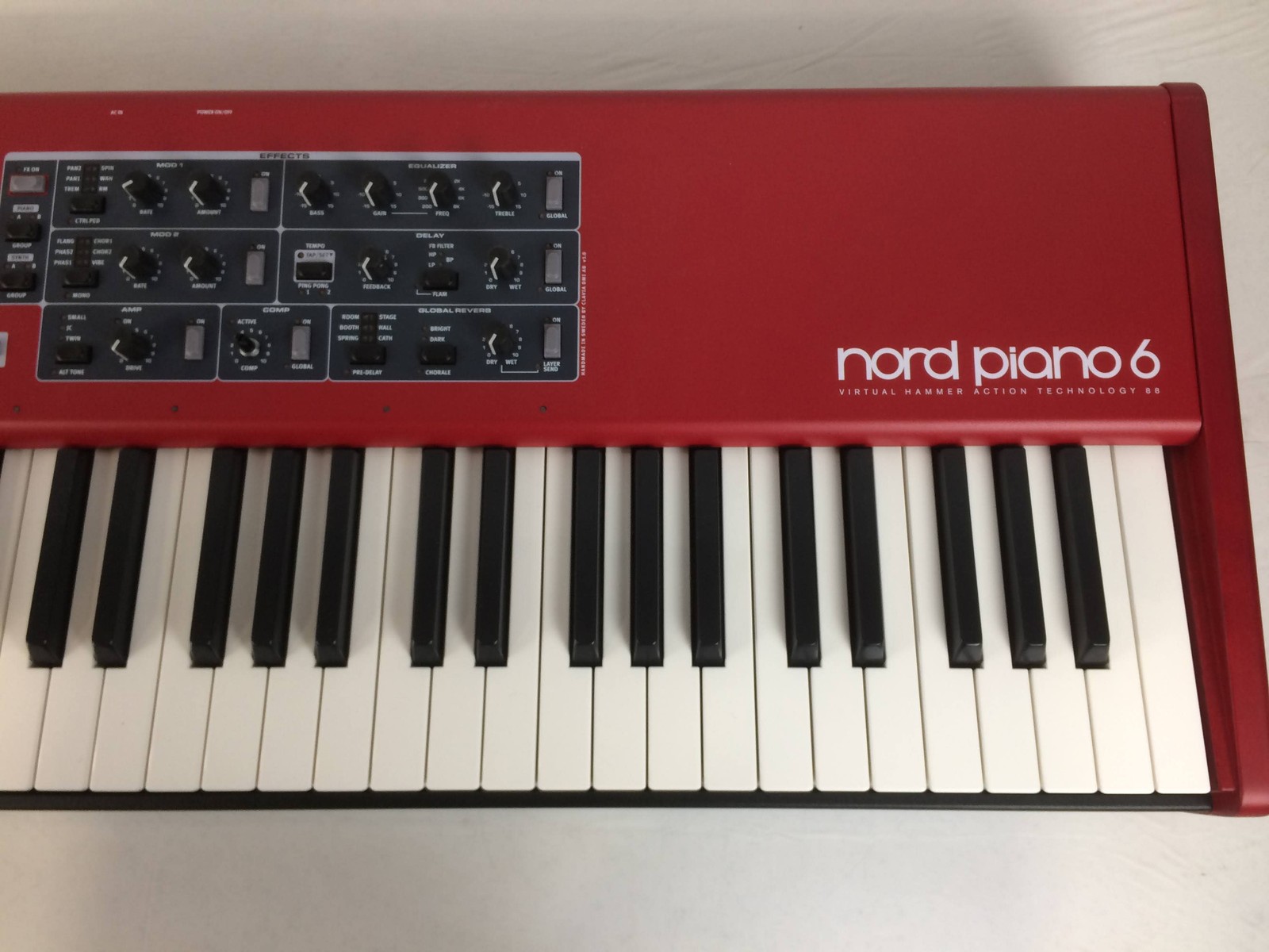Used Nord Piano 6 88-Key Digital Piano in Red with Free Shipping