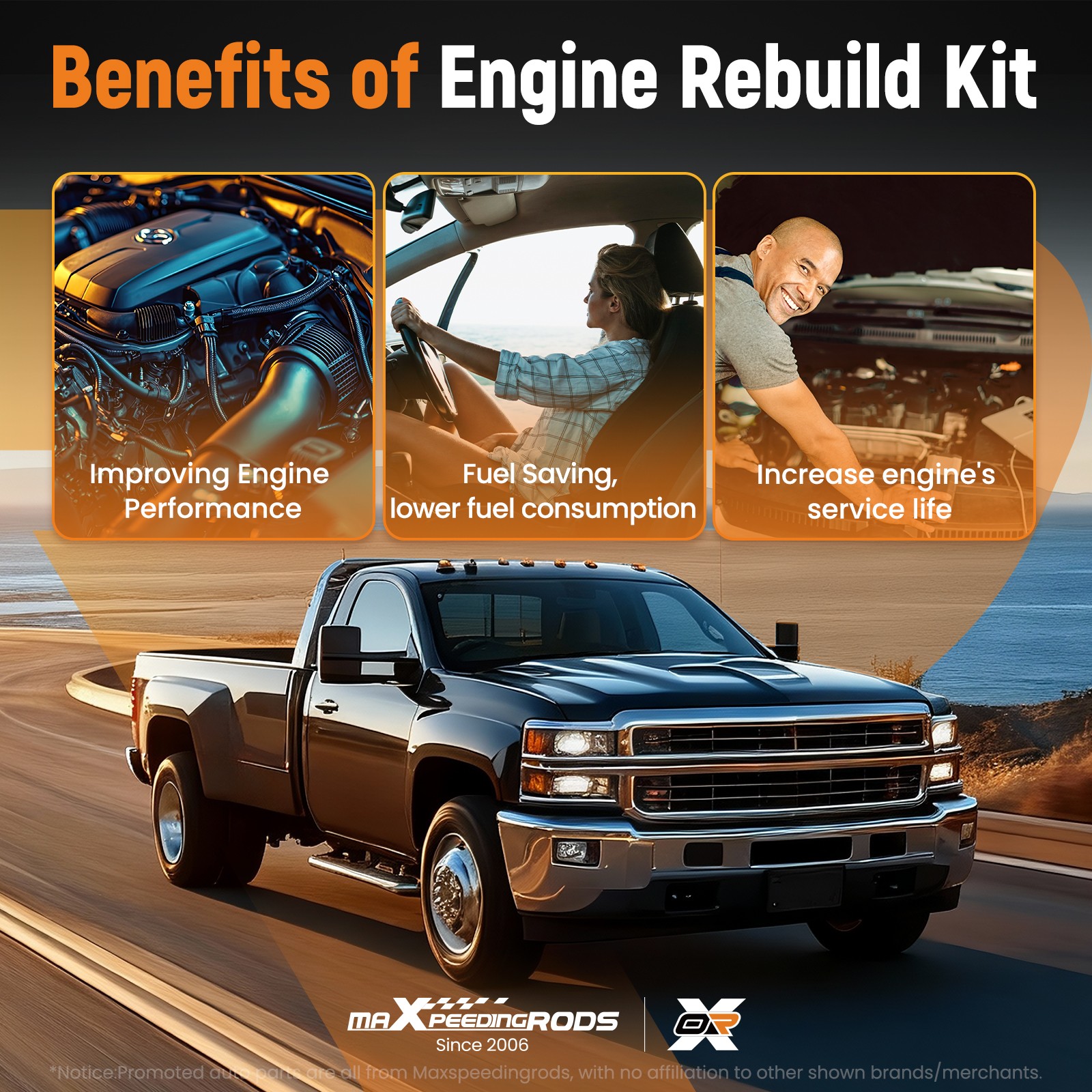 LS Gaskets Sealing Set Kit For Chevy GMC LS1/LS6/LQ4/LQ9/4.8/5.3/5.7/6.0L GEN 3