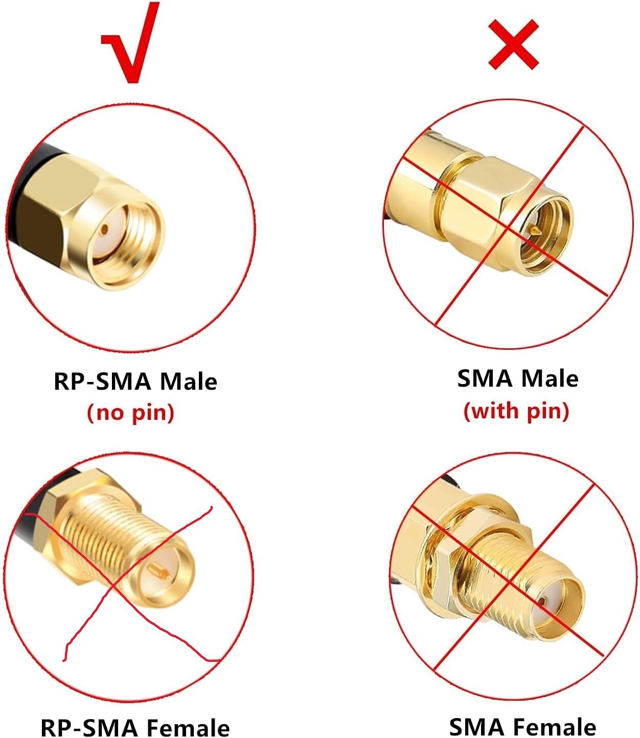 WiFi 6 6E Tri-Band Motherboard WIFI Boost Antenna up to 6GHz Magnetic Base Lot