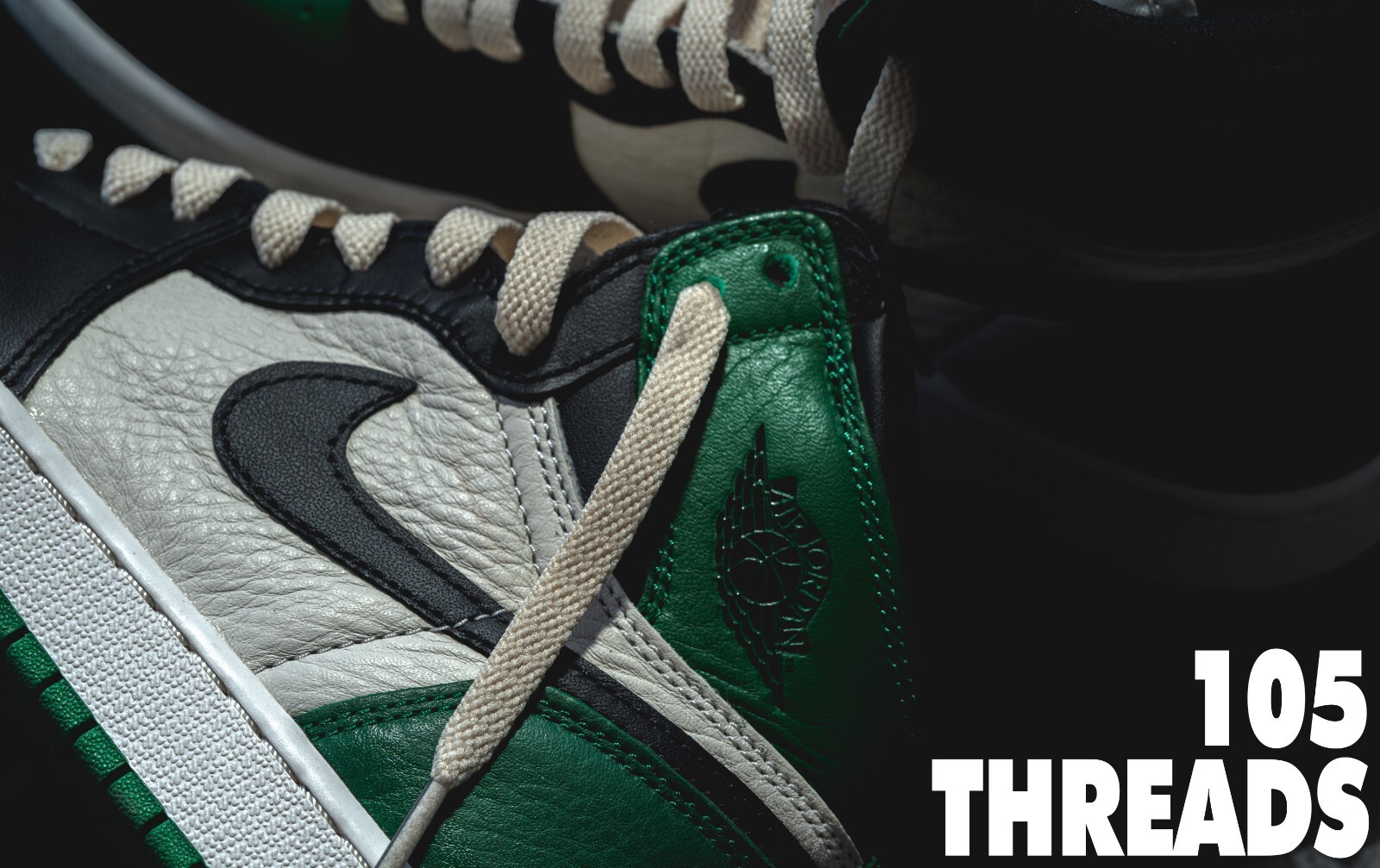 Premium Flat Cotton Shoe Laces Replacement for Air Jordan 1, 2,3 Air Force Dunk