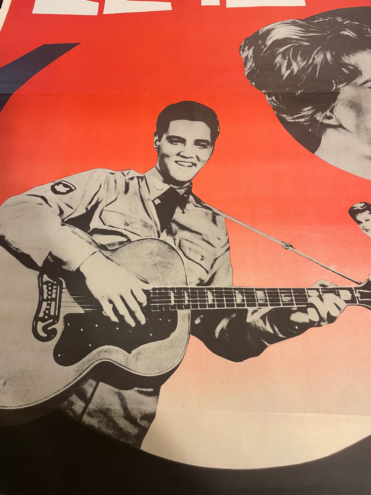 Original Elvis Presley G.I. Blues Movie Poster Swedish 1960