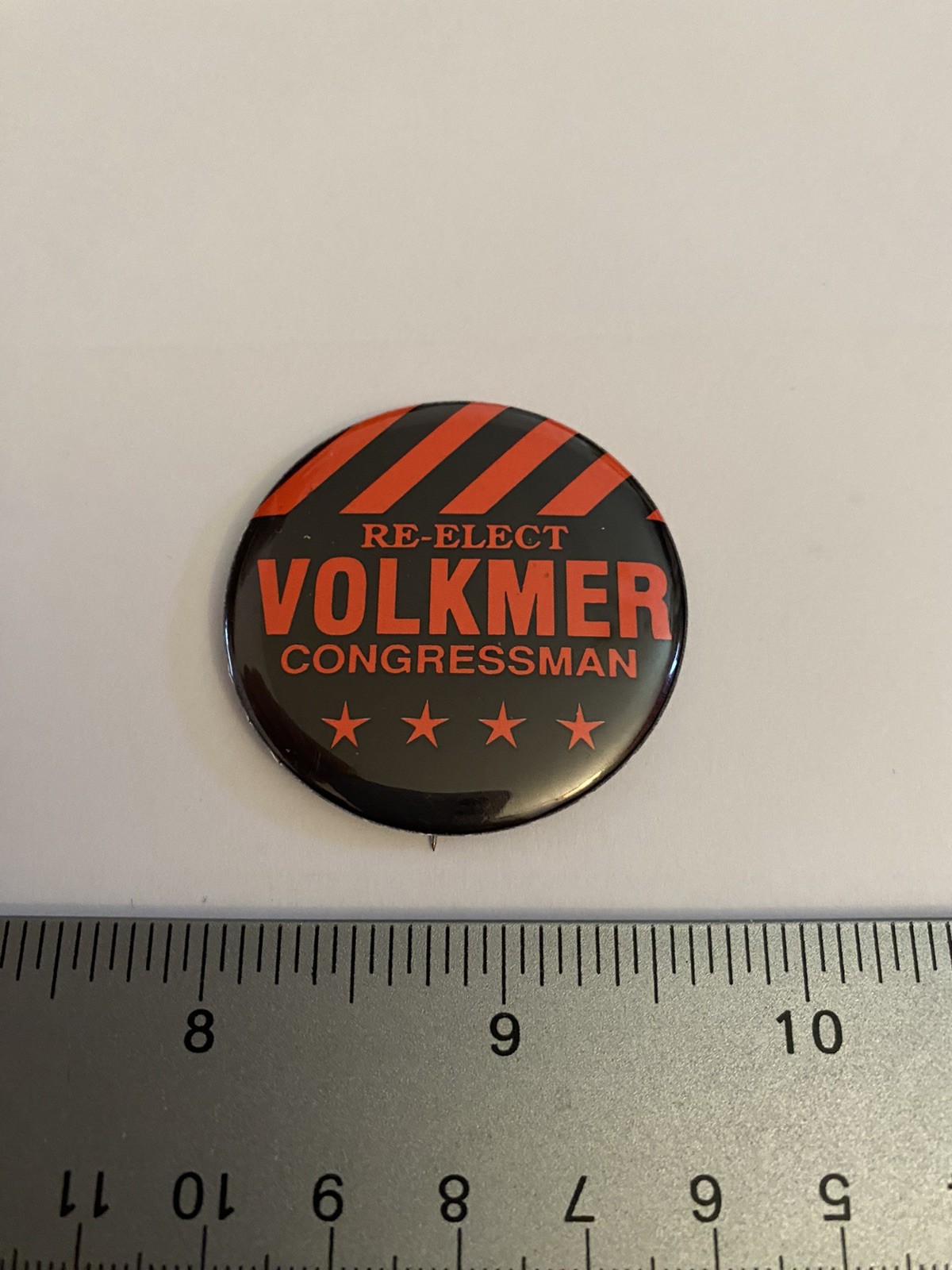 Re-Elect Volkmer Congressman Missouri Pin Back Button P142