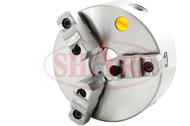 6" 3 Jaw Reversible Jaw Self Center Lathe Chuck+1-1/2"-8 Back Plate TIR Cert L[