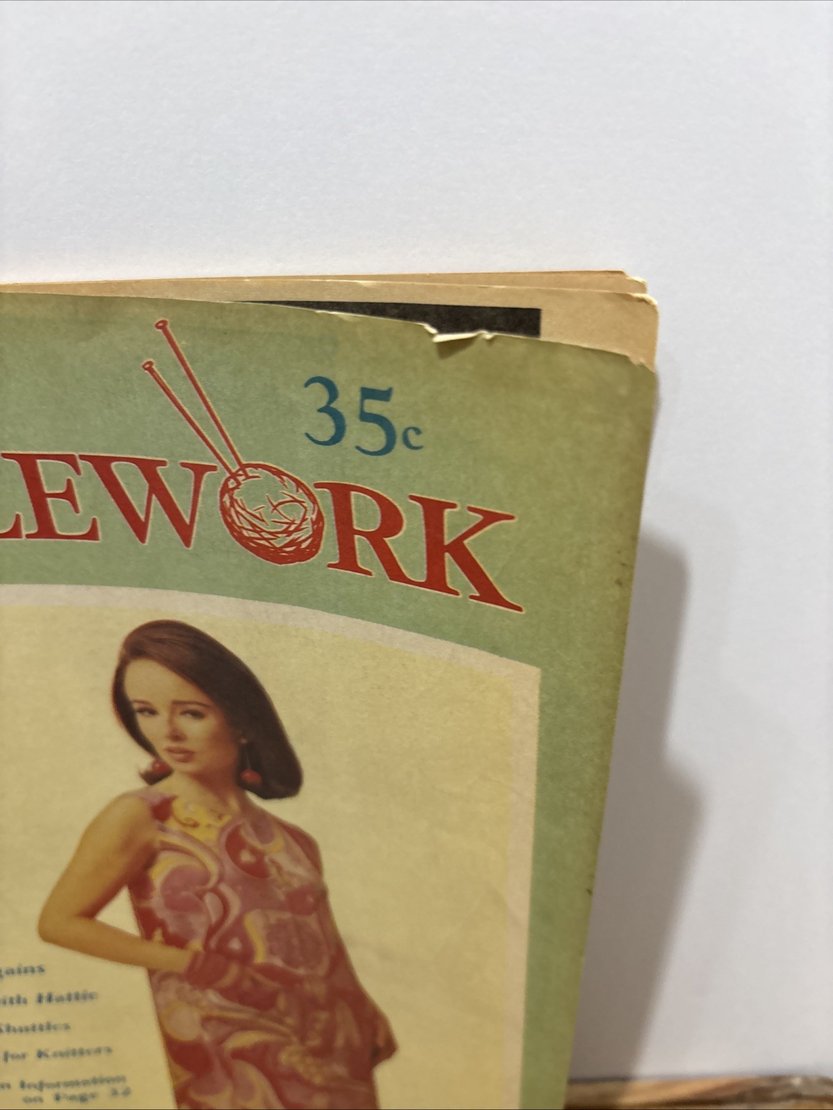 Vtg Popular Needlework May 1967 Paper Sewing Patterns Crafts Booklet Quilting