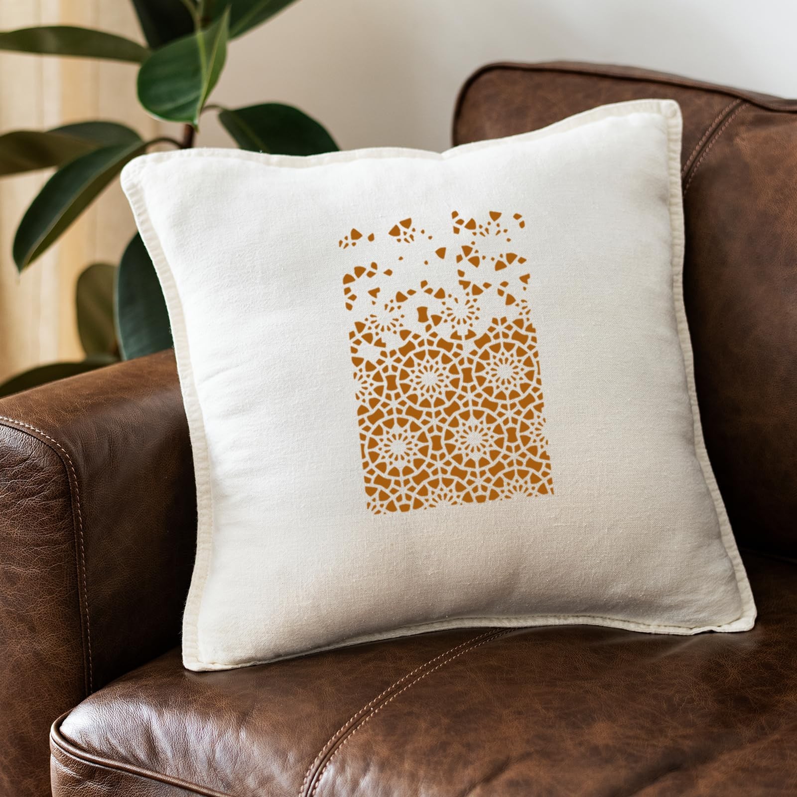 12 Pcs Reusable Abstract Geometric Stencils for Painting and Crafts