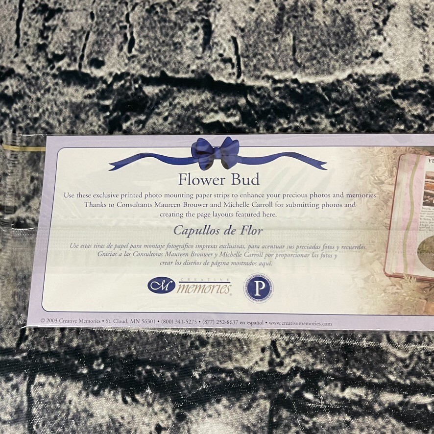 Creative Memories VINEYARD Storybox Paper & Stickers