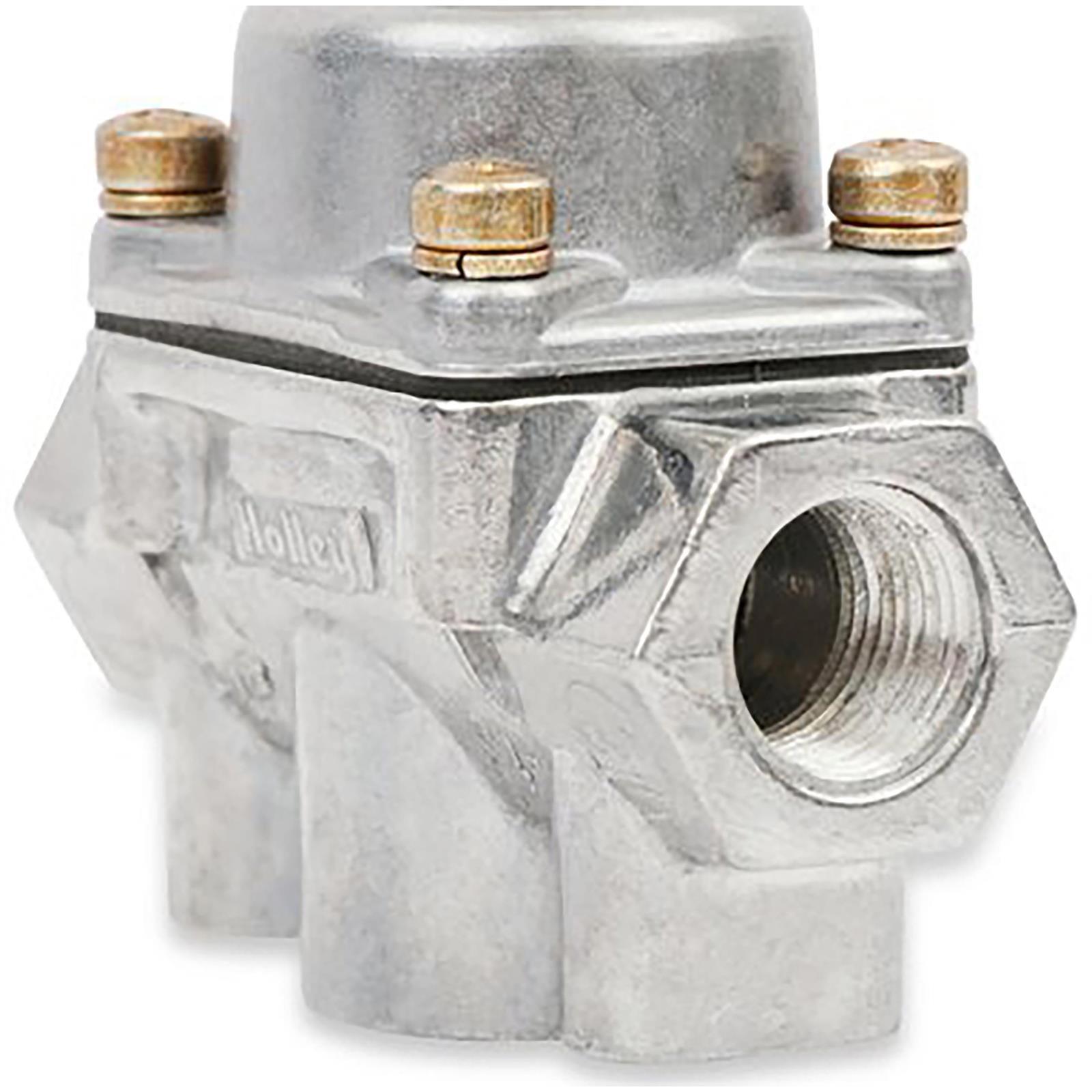 Holley Fuel Pressure Regulator & Liquid Filled Gauge Kit 4.5-9PSI