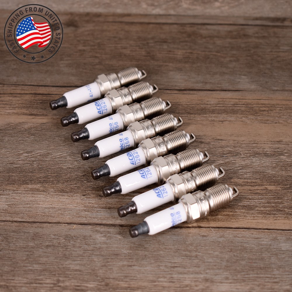 8PCS Genuine OEM 41-110 Iridium Spark Plugs 12621258 For Chevy 4.8L 5.3L 6.0 NEW
