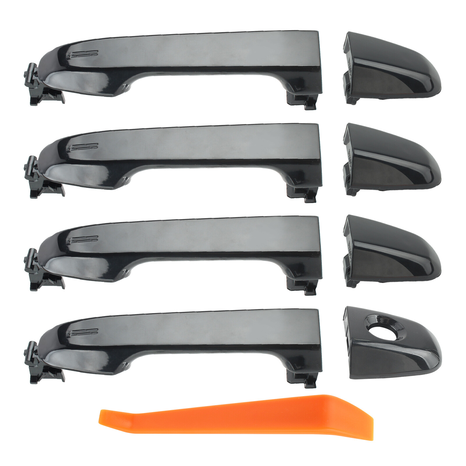 4Pcs Exterior Door Handle Set For Toyota Camry 2012-2017 Front Rear Left & Right