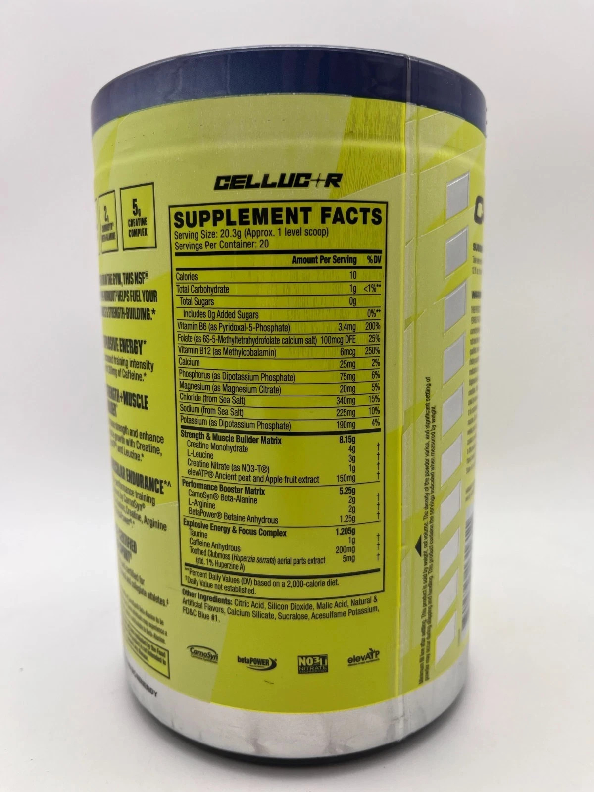 4 X Cellucor C4 Sport Strength Pre Workout Powder, Hawaiian Punch BB 2/26 MR880