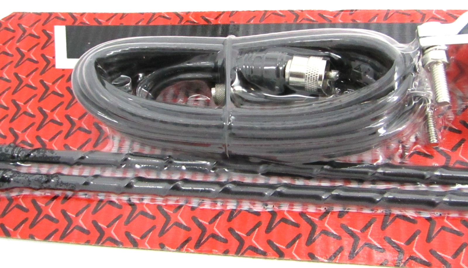 ProComm HSD995-3B Dual 3' CB Antenna 3-Way Mount Cable Kit 750W Fiberglass Black