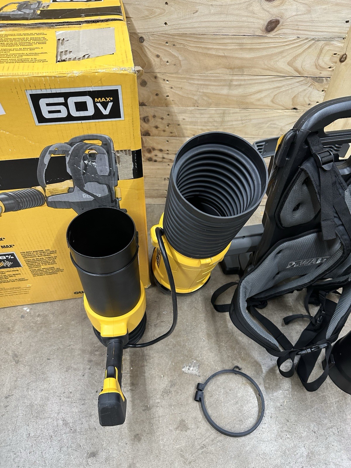 Dewalt DCBL570B 60V Flexvolt Max BackPack Blower (Tool Only) Open Box