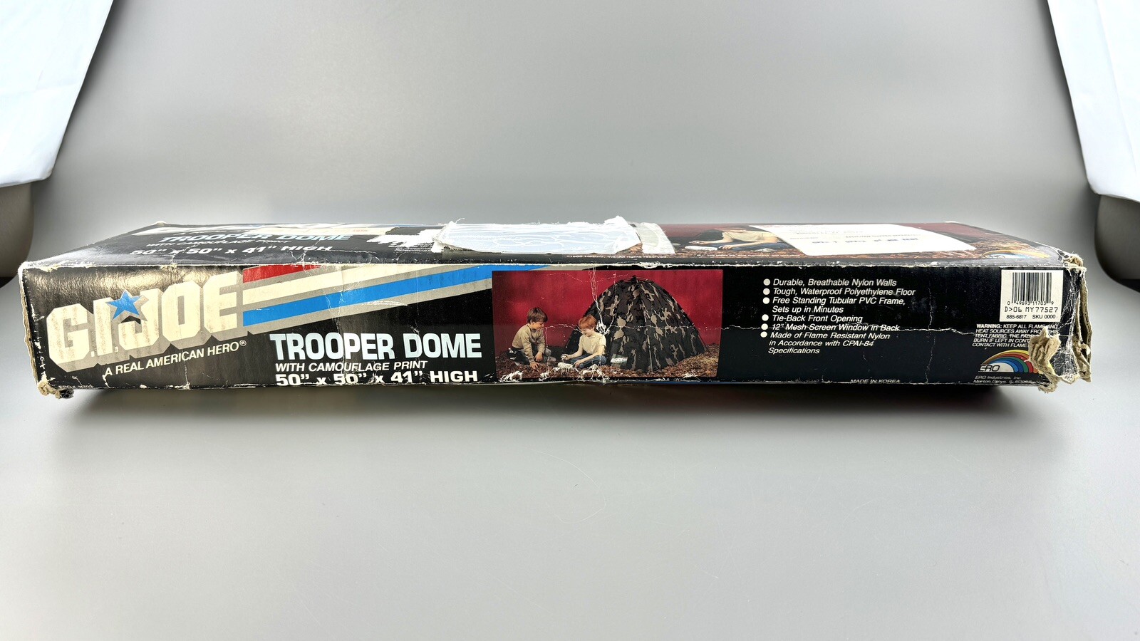 1986 ERO Hasbro G.I. Joe “Trooper Dome” Camo Play Tent - Incomplete! Read Descri